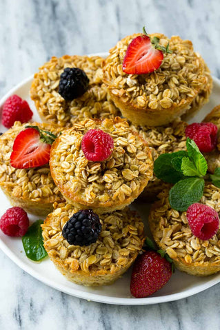 Baked Oatmeal Protein Muffins Recipe