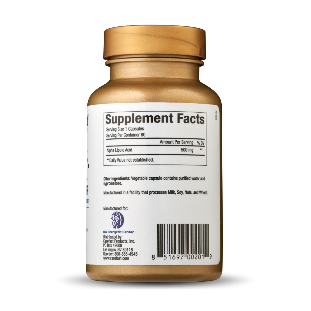 Alpha Lipoic Acid | A Bio Energetic Supplement