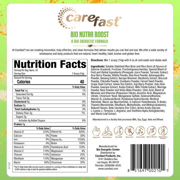 Bio Nutra Boost|A Bio Energetic Formulation|Tropical Delight